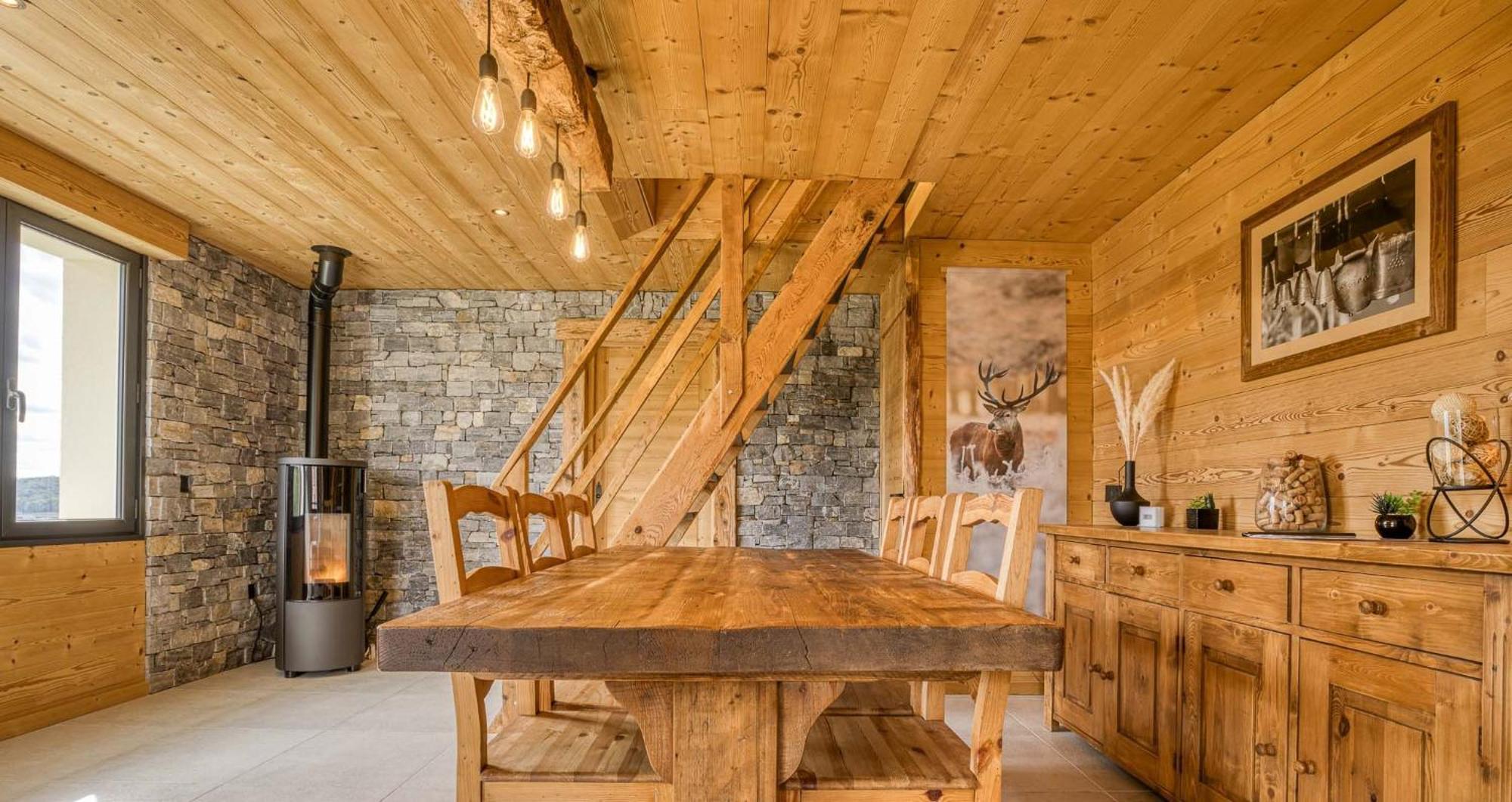 エパニ・メツ・テッシLe Chamois, Chez Le Charpentier D'Antan, La Chaleur Du Bois, Le Calme De La Campagneアパートメント エクステリア 写真